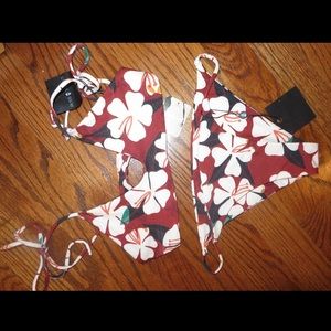 Free people flowered bikini